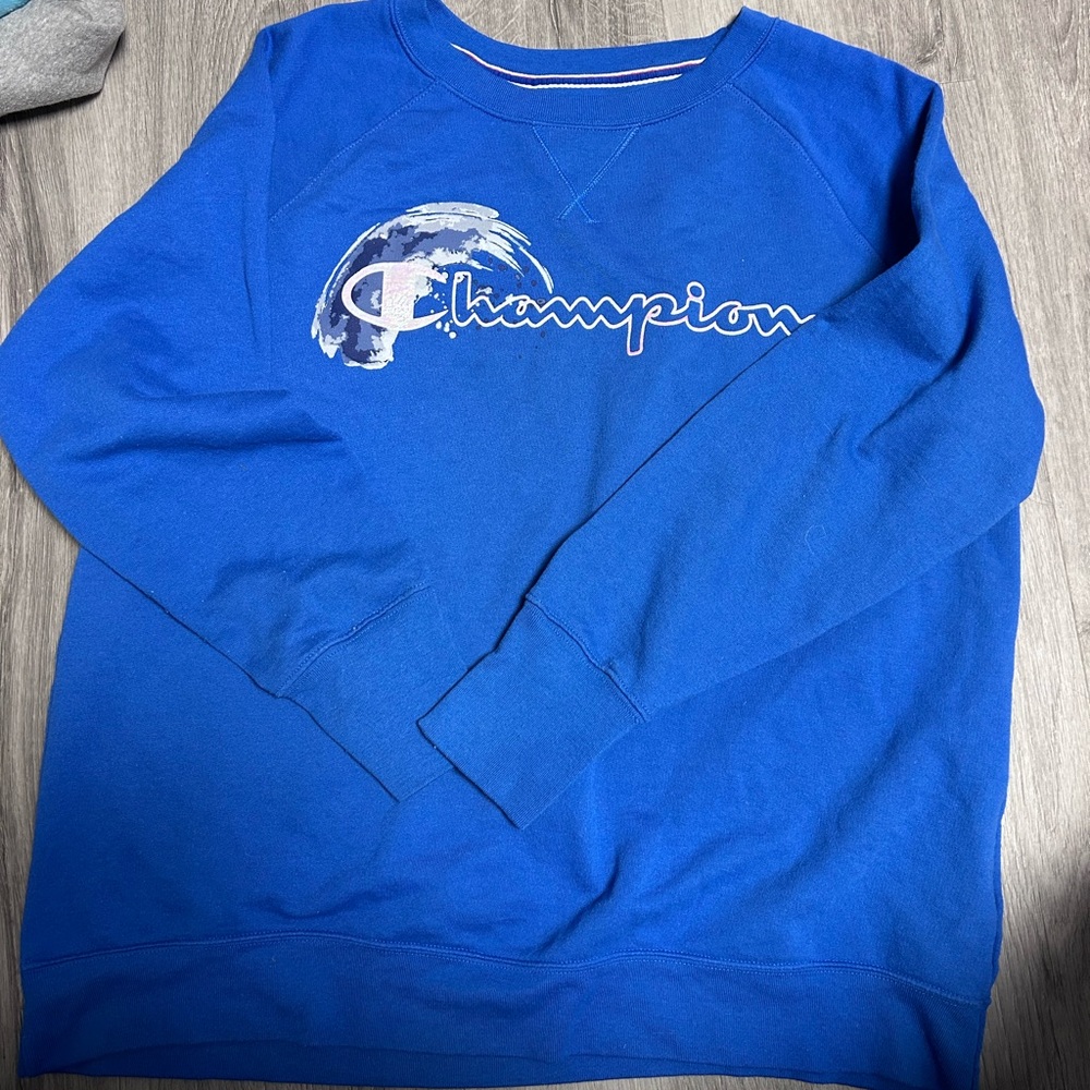 Champion Men's Blue Sweater